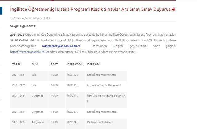 AÖF online sınav duyurusu! AÖF sınavları online mı olacak?