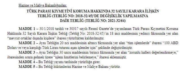 Döviz alım satımında kimlik tespiti şartı esnetildi