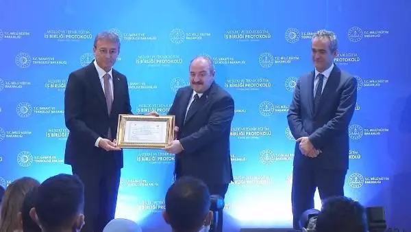 İKİ BAKANLIK ARASINDA MESLEKİ VE TEKNİK EĞİTİM İŞ BİRLİĞİ PROTOKOLÜ İMZALANDI
