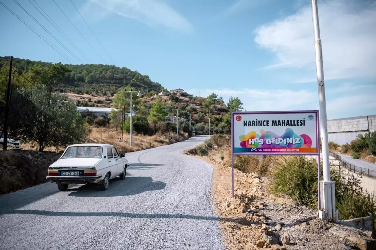 Mersin Büyükşehir'den Anamur ve Bozyazı'ya 6 Bin 100 Metrelik Asfalt