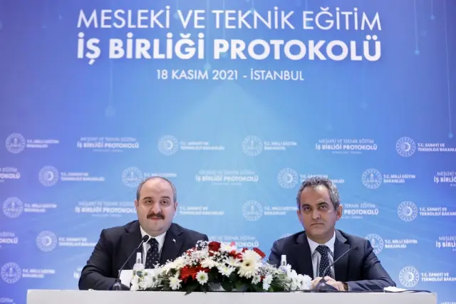 Sanayi ve Teknoloji Bakanlığı ile MEB arasında mesleki ve teknik eğitimde iş birliği
