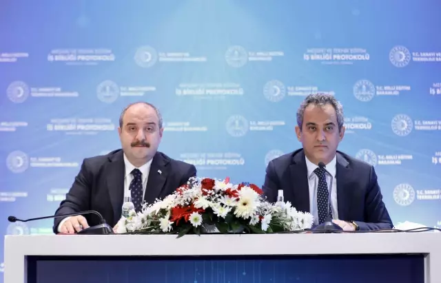 Sanayi ve Teknoloji Bakanlığı ile MEB arasında mesleki ve teknik eğitimde iş birliği
