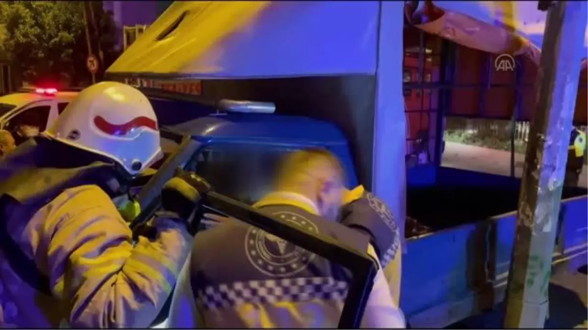 Trafik kazasında 1 kişi yaralandı