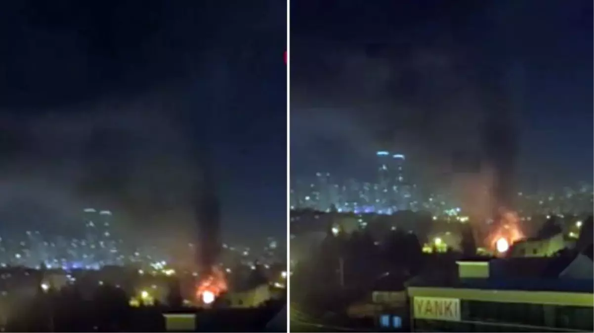 Ankara'daki 3 katlı binada patlama yaşandı, gökyüzünü duman kapladı