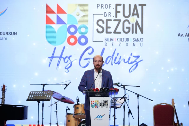 Ο Μπιλάλ Ερντογάν παρευρέθηκε στο πρόγραμμα έναρξης της σεζόν Επιστήμης, Πολιτισμού και Τέχνης Fuat Sezgin (2)