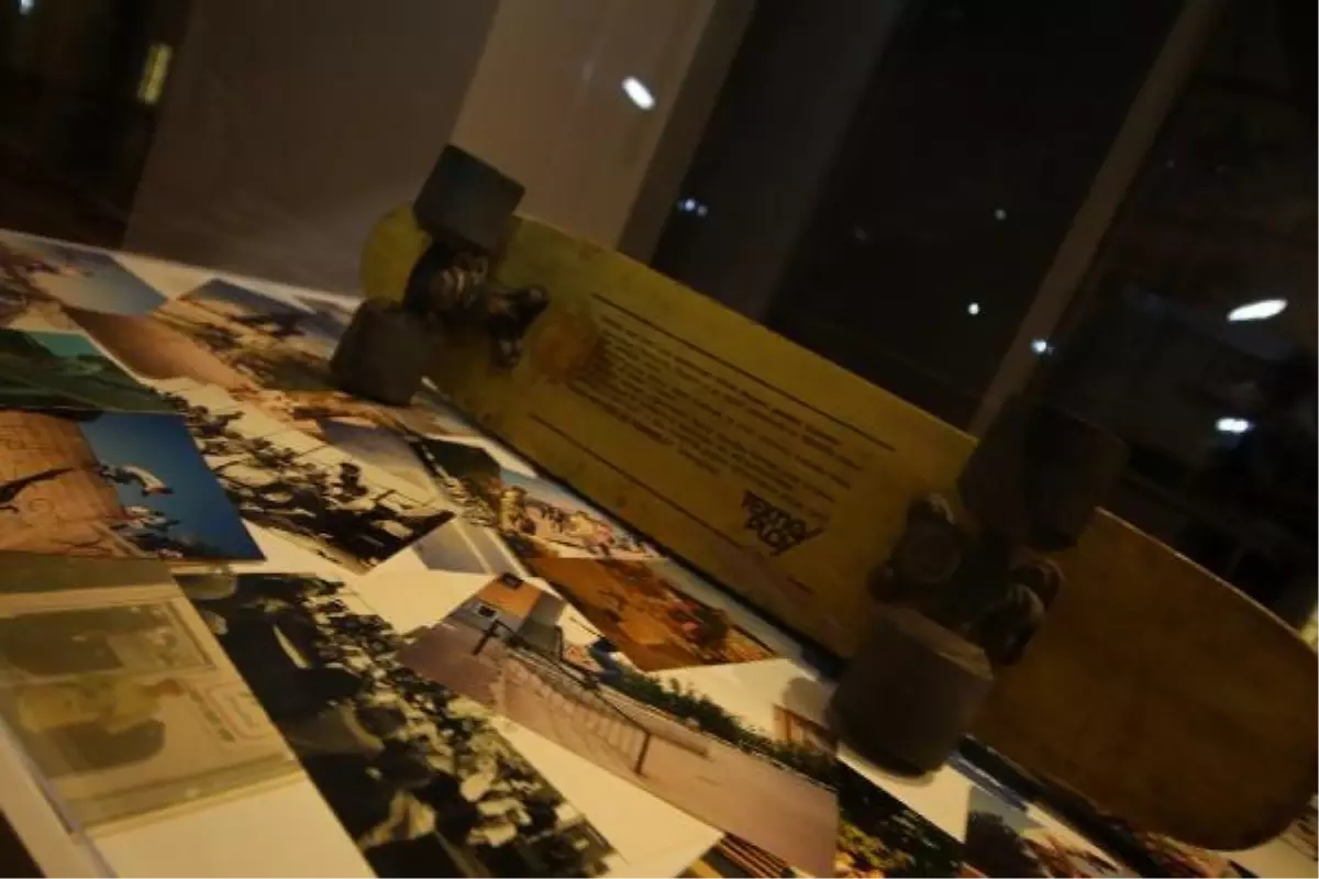 TÜRKİYE'DE ÜRETİLEN İLK KAYKAY, 'BURASI KAYKAY PARKI DEĞİL' SERGİSİNDE