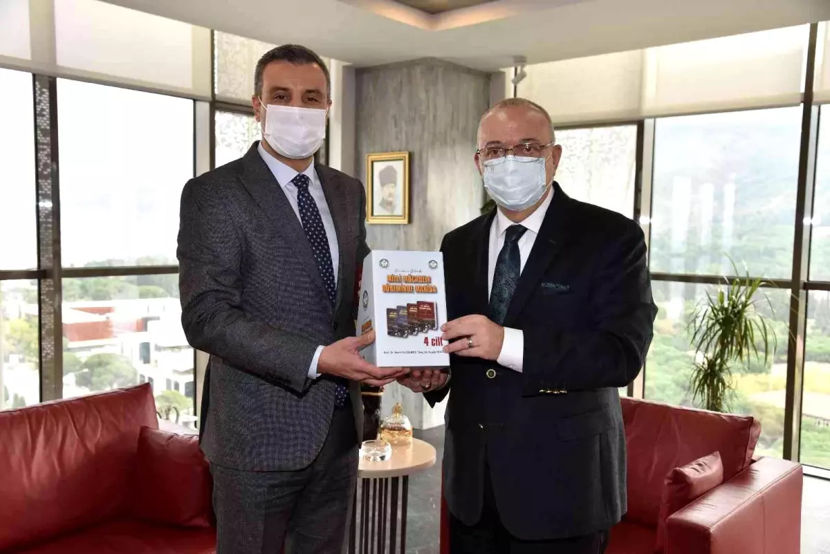 Yavuz Kurt'tan Başkan Ergün'e Veda Ziyareti