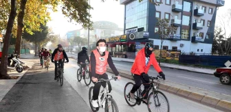 Erozyonla mücadeleye bisiklet turu ile dikkat çektiler