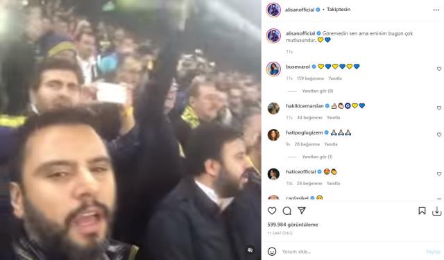 Fenerbahçe'nin galibiyetinin ardından Alişan'dan duygusal paylaşım