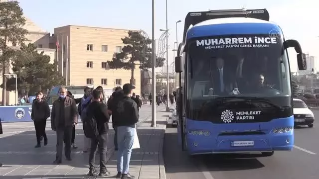 Memleket Partisi Genel Başkanı İnce, esnafı ziyaret etti
