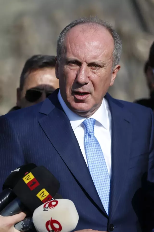 Memleket Partisi Genel Başkanı İnce, esnafı ziyaret etti