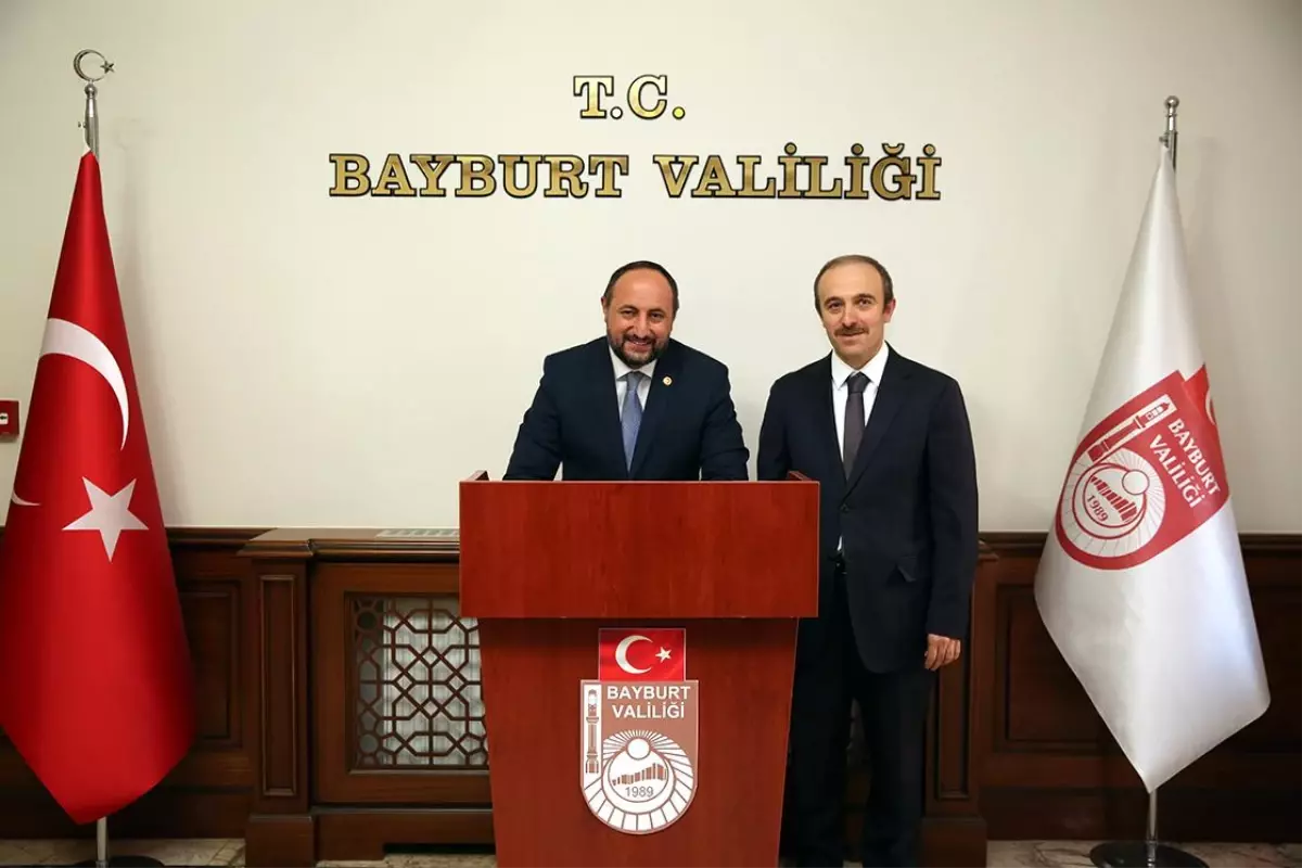 MTTB Genel Başkanı İsmail Emrah Karayel, Vali Cüneyt Epcim'i Ziyaret Etti