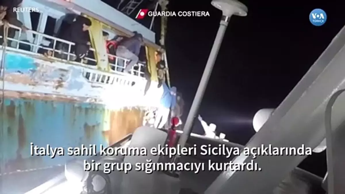 Sığınmacılar Akdeniz'de Kurtarıldı