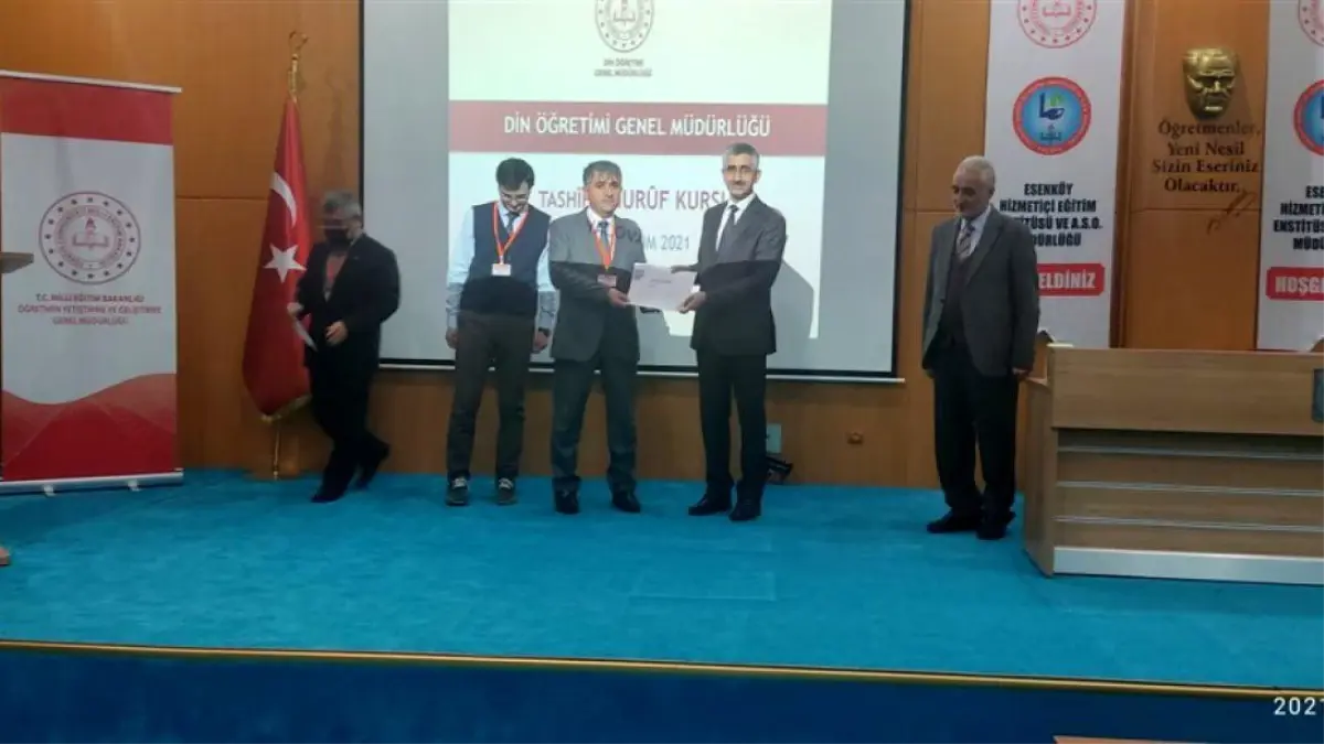 Tashih-i Huruf Kursu Final Programı Sona Erdi