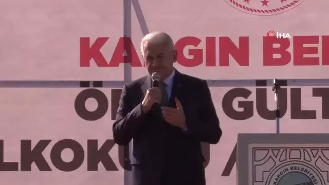 AK Parti Genel Başkanvekili Binali Yıldırım, memleketi Erzincan'da açılış programlarına katıldı