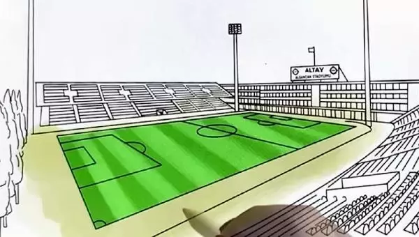 Altay keskin virajda