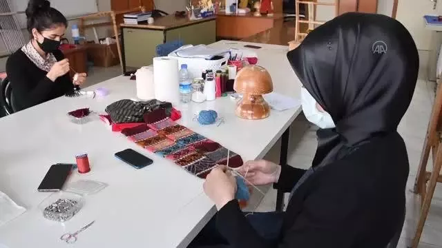 Kültürel değerler geleneksel el sanatlarıyla yaşatılıyor