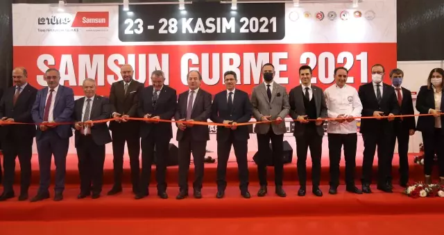 Samsun'da Gurme 2021 Gıda ve Yöresel Lezzetler Fuarı açıldı