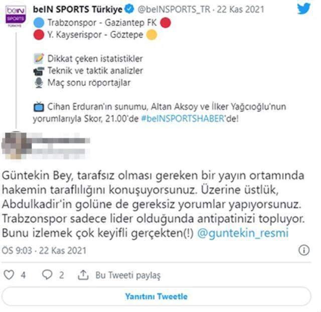 Trabzonsporlu taraftarlar Güntekin Onay'a tepki yağdırıyor