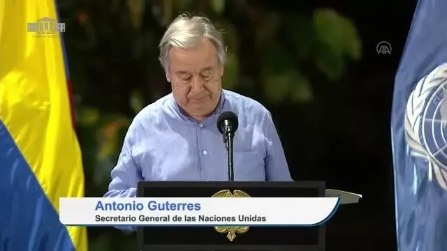 BM Genel Sekreteri Guterres, Kolombiya'yı ziyaret etti