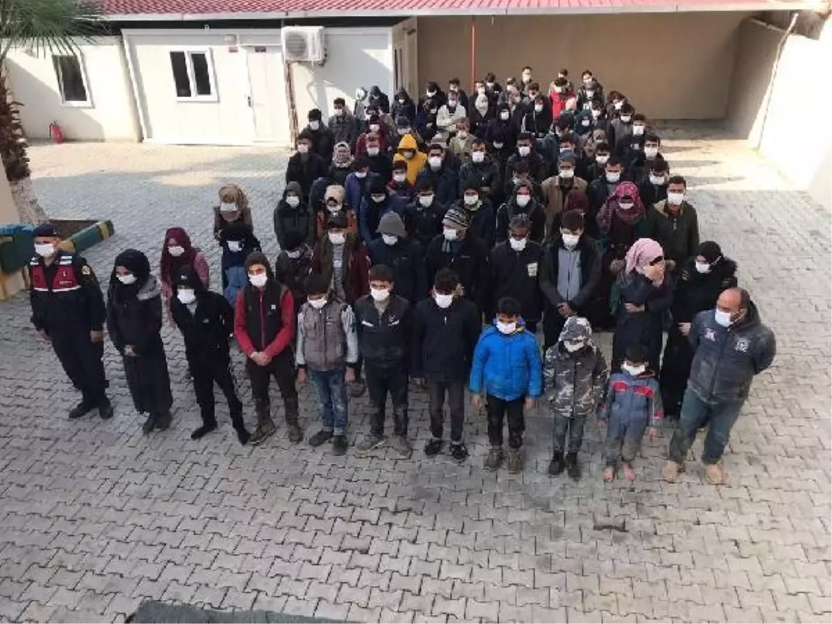 Hatay'da 228 kaçak göçmen yakalandı