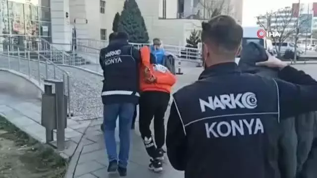 Son dakika haberleri! Konya'da uyuşturucu operasyonu: 4 tutuklama