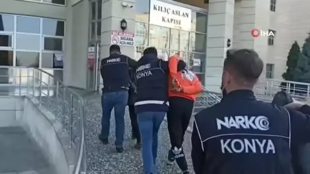 Son dakika haberleri! Konya'da uyuşturucu operasyonu: 4 tutuklama