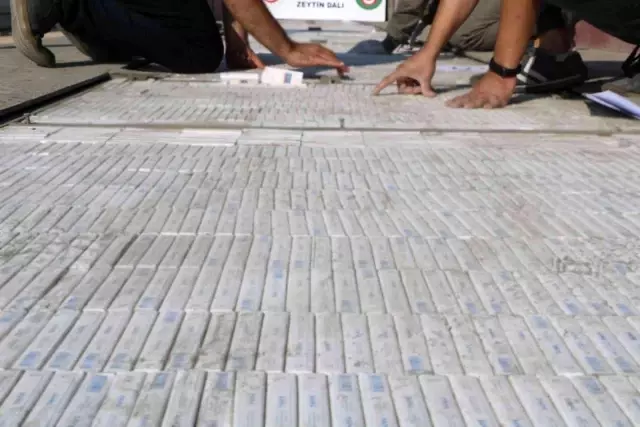 Zeytin Dalı Gümrük Kapısı'nda 13 bin 830 paket bandrolsüz sigara ele geçirildi