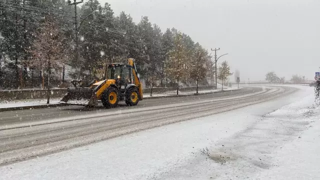 Doğu Karadeniz'in yüksek kesimlerinde kar yağışı etkili oluyor