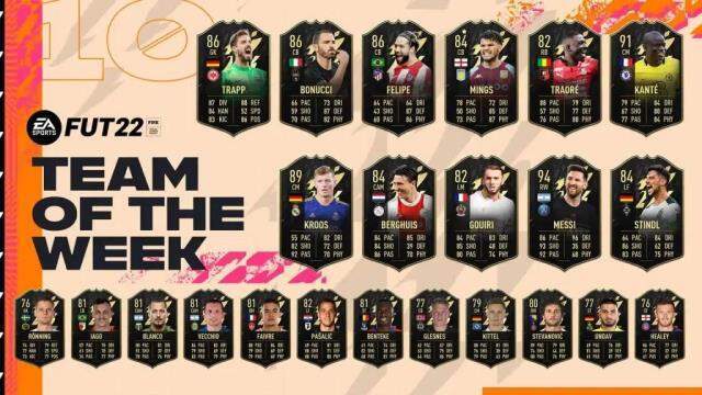FIFA 22 TOTW 10 yükseltmeleri paylaşıldı: Messi, Kante, Kross ve daha fazlası