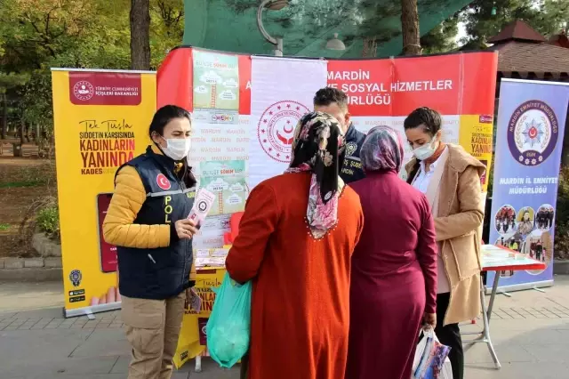 Mardin polisi tek tuşla şiddetin karşısında kadınların yanında