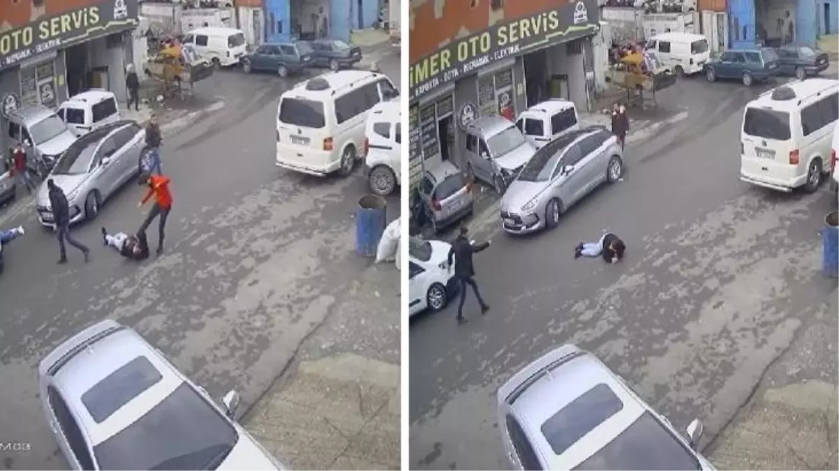 Sanayi sitesinde 1'i polis 3 kişinin vurulduğu olayın görüntüleri ortaya çıktı