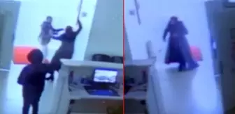 Şizofreni hastası kadın, kendisine ''Kilo vermelisin'' diyen doktora bıçakla saldırdı! O anlar kamerada
