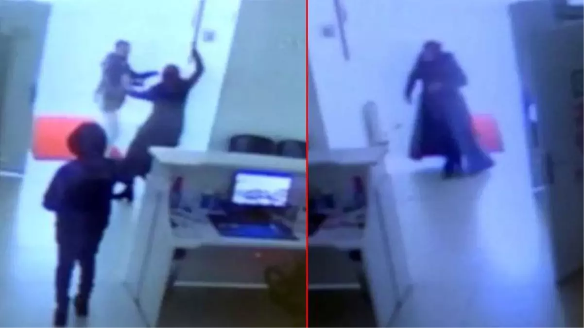 Şizofreni hastası kadın, kendisine ''Kilo vermelisin'' diyen doktora bıçakla saldırdı! O anlar kamerada