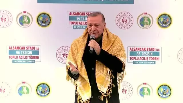 Cumhurbaşkanı Erdoğan, İzmir'deki toplu açılış töreninde konuştu: (1)