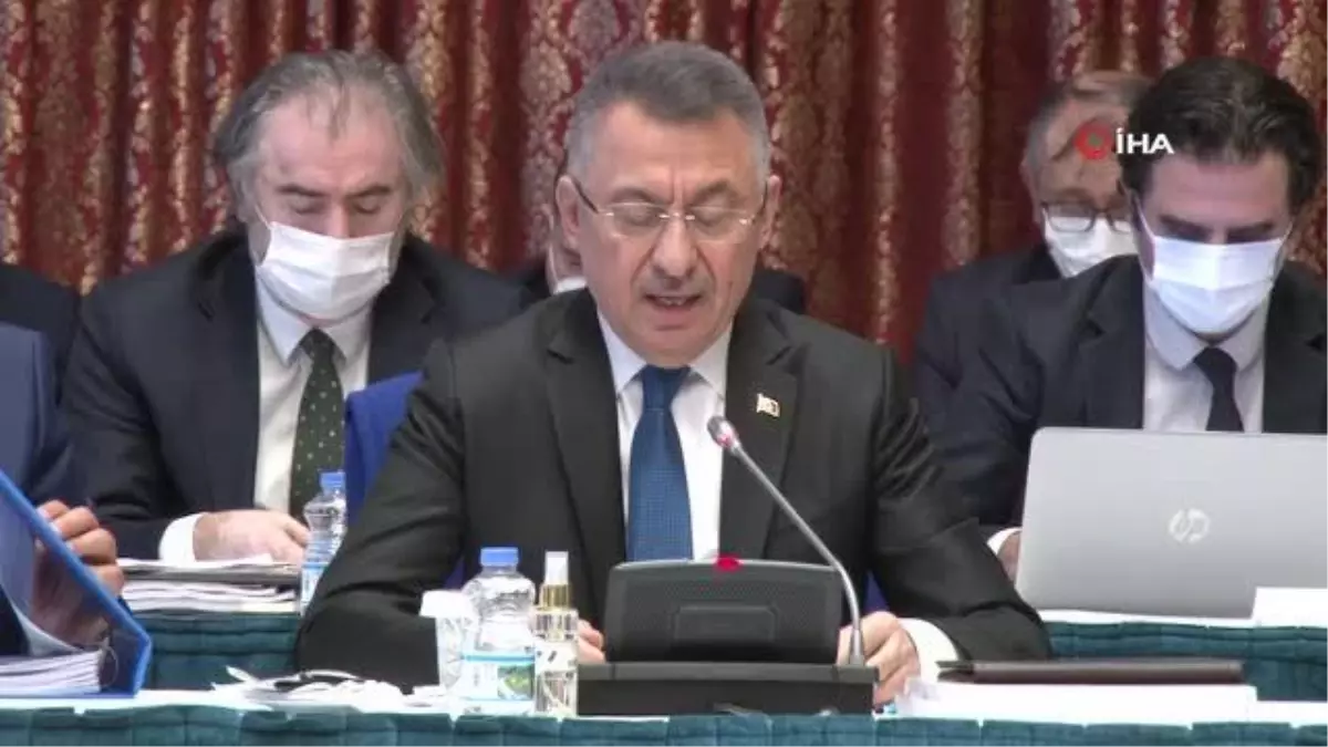 Cumhurbaşkanı Yardımcısı Fuat Oktay: 'Hafif zırhlı muharebe araçları ve ağır zırhlı araçlar ile Fırtına Obüsleri için bin beygirlik motorumuz UTKU...