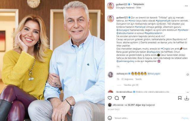 Gülerek girdi, kahkaha atarak çıktı! Gülben Ergen gözlüğü bıraktı