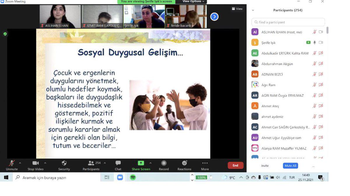 SINIF REHBERLİK PROGRAMI VE ETKİNLİKLERİ BİLGİLENDİRME EĞİTİMİ