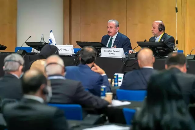 TBMM Başkanı Şentop, Asya Parlamenter Asamblesi'nde konuştu