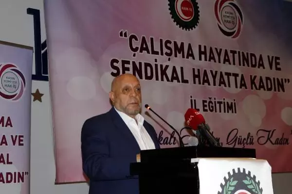 ÇANAKKALE - Hak-İş Başkanı Mahmut Arslan Çanakkale'de konuştu