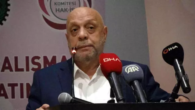 ÇANAKKALE - Hak-İş Başkanı Mahmut Arslan Çanakkale'de konuştu