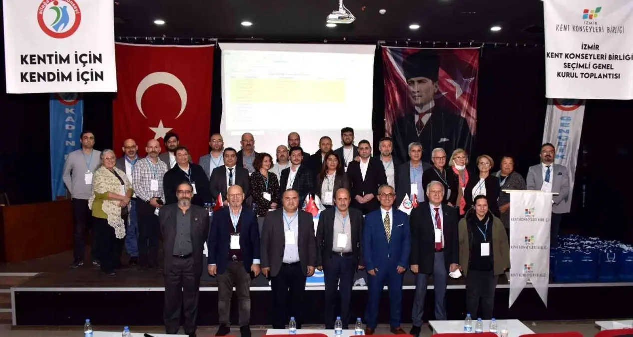 İzmir Kent Konseyleri Birliği Seçimli Genel Kurulu Aliağa'da Yapıldı