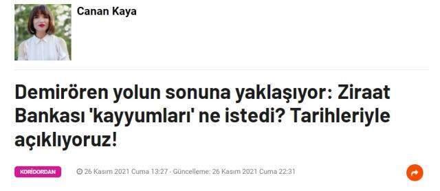 Medyayı sarsacak iddialar! Milliyet kapanıyor mu? Ziraat Bankası, Demirören'den ne istedi?
