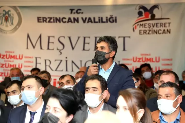 Meşveret Erzincan toplantısının ikincisi Üzümlü ilçesinde yapıldı