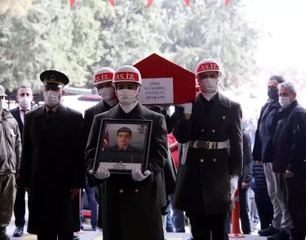 Son dakika haberleri | Şehit Uzman Çavuş Savaş Dinç, son yolculuğuna uğurlandı