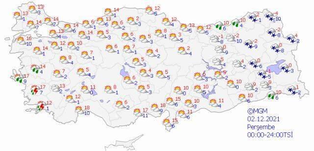 36 ile kar yagisi uyarisi meteoroloji hafta 14560165 762 m