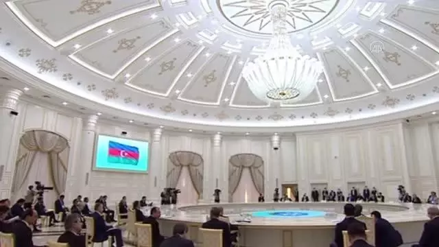 Cumhurbaşkanı Erdoğan, Azerbaycan Cumhurbaşkanı Aliyev ile görüştü