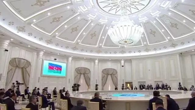 Cumhurbaşkanı Erdoğan, Azerbaycan Cumhurbaşkanı Aliyev ile görüştü