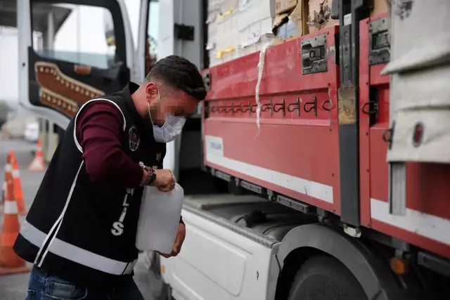 1000 litre etil alkol ele geçirildi