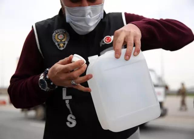 1000 litre etil alkol ele geçirildi